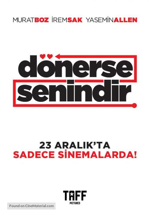 D&ouml;nerse Senindir - Turkish Movie Poster