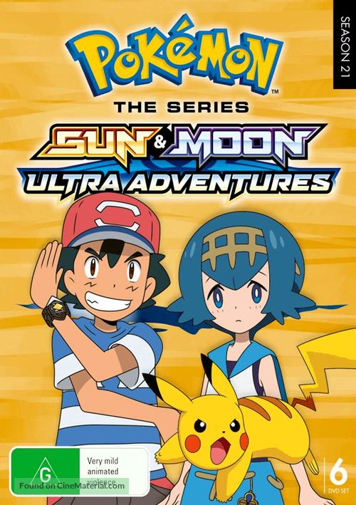 &quot;Pok&eacute;mon: Sun &amp; Moon Ultra Adventures&quot; - Australian DVD movie cover