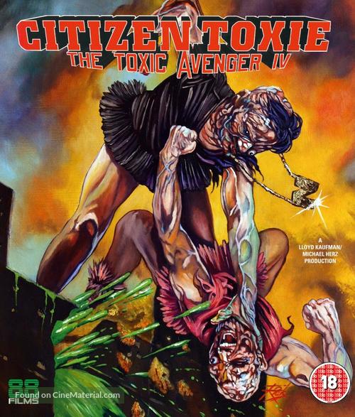 Citizen Toxie: The Toxic Avenger IV - British Blu-Ray movie cover