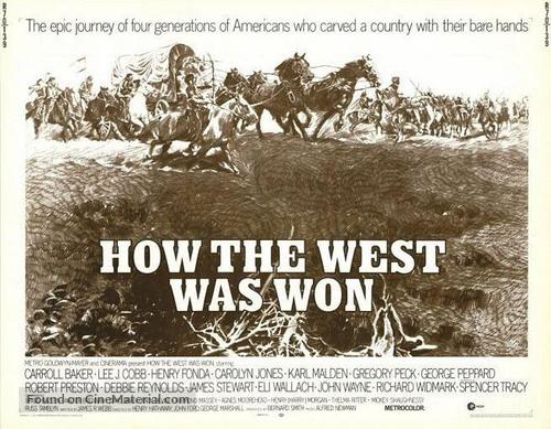 How the West Was Won - British Movie Poster