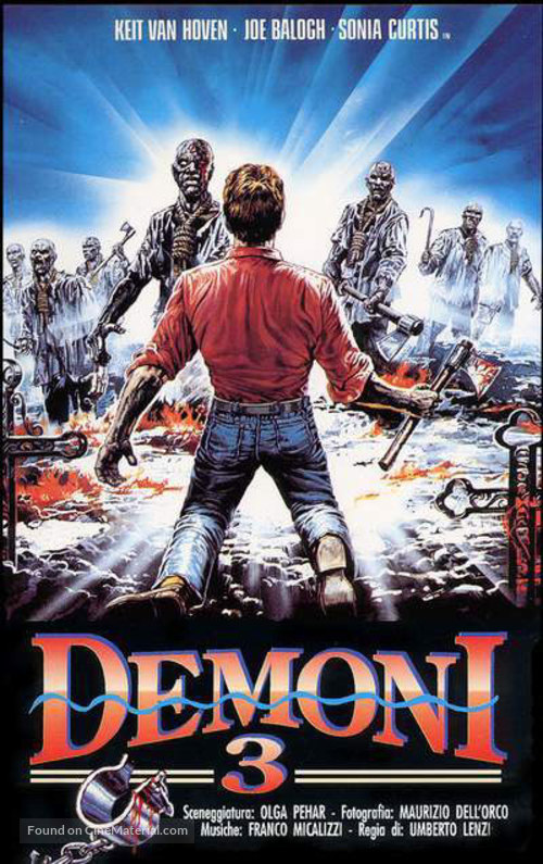 Demoni 3 - Italian VHS movie cover