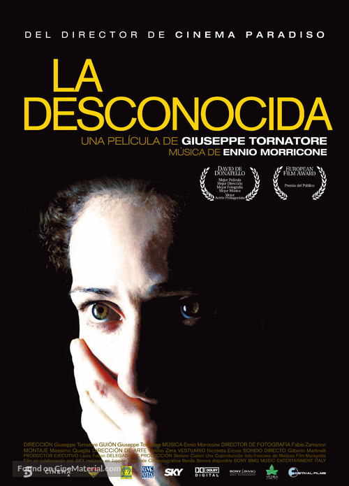 La sconosciuta - Spanish Movie Poster