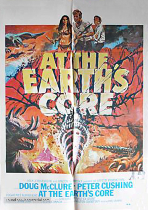 At the Earth&#039;s Core - New Zealand Movie Poster