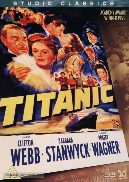 Titanic - British DVD movie cover