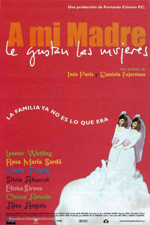 A mi madre le gustan las mujeres - Spanish Movie Poster