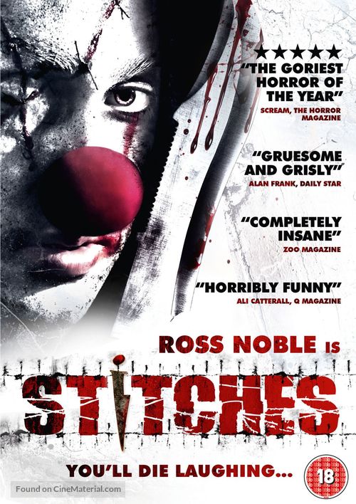 Stitches - British DVD movie cover