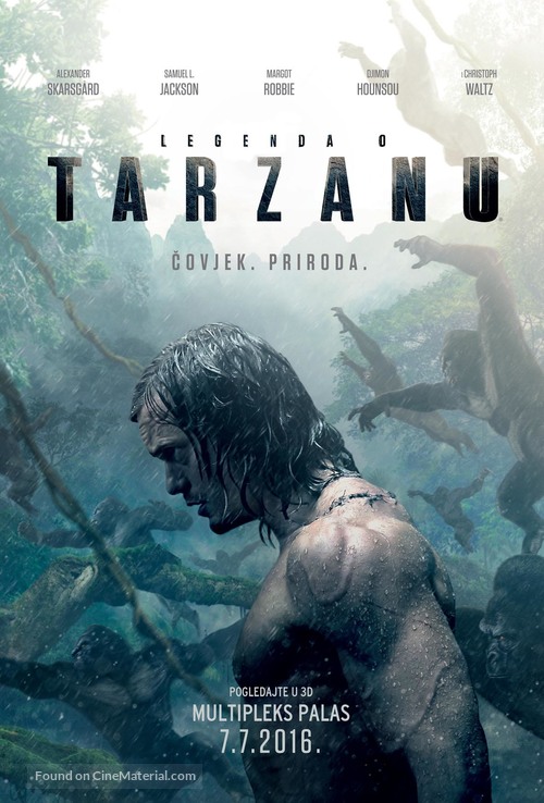 The Legend of Tarzan - Bosnian Movie Poster