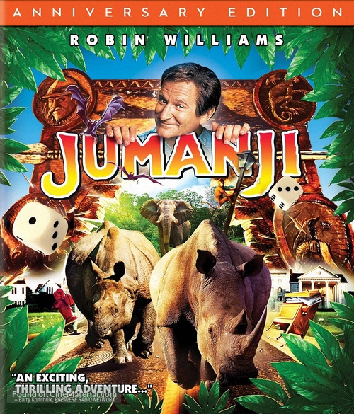 Jumanji - Blu-Ray movie cover