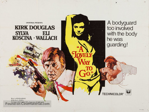 A Lovely Way to Die - British Movie Poster