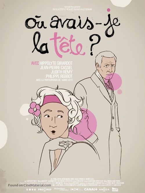 O&ugrave; avais-je la t&ecirc;te? - French Movie Poster