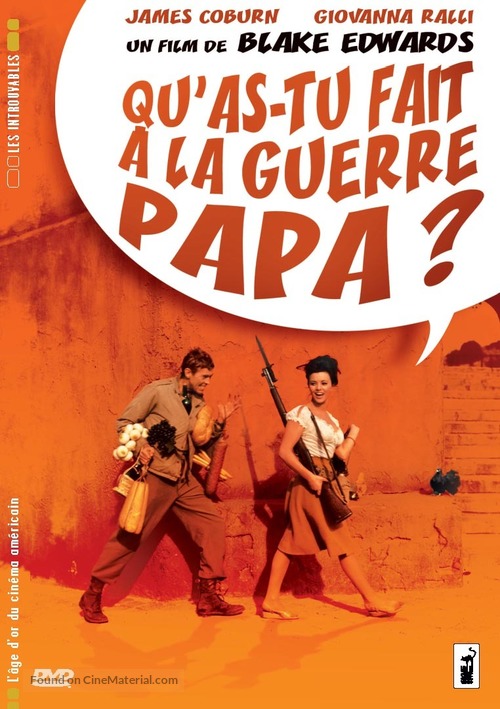 What Did You Do in the War, Daddy? - French Movie Cover