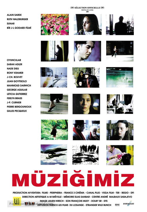 Notre musique - Turkish Movie Poster