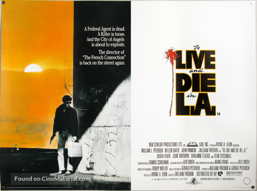 To Live and Die in L.A. - British Movie Poster