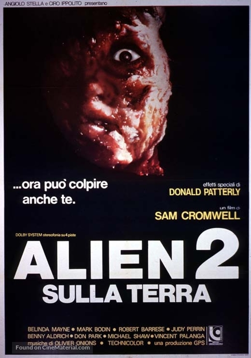 Alien 2 - Sulla terra - Italian Movie Poster