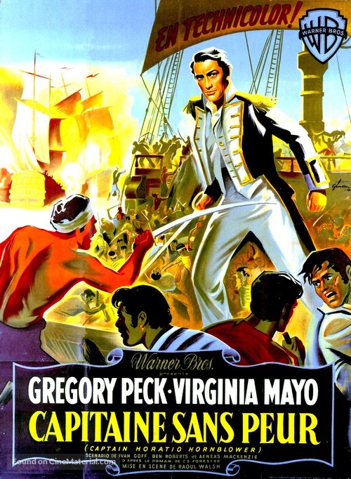 Captain Horatio Hornblower R.N. - French Movie Poster