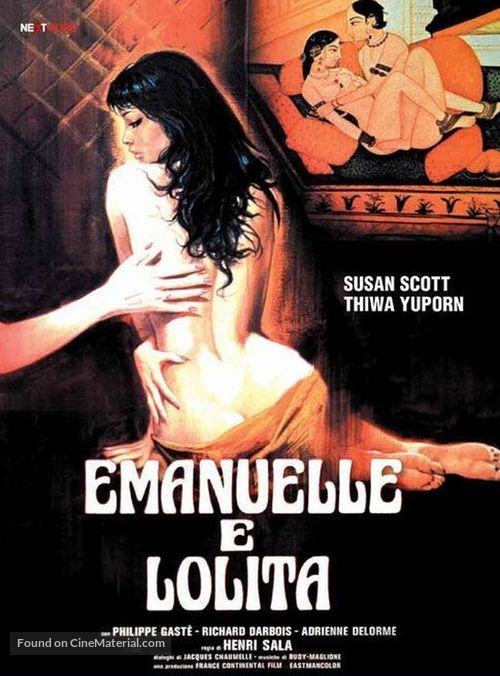 Emanuelle e Lolita - French DVD movie cover