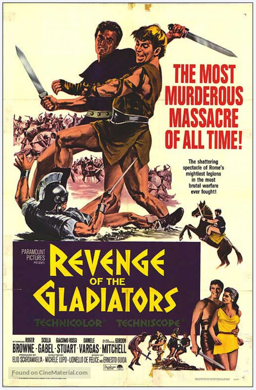 Vendetta dei gladiatori, La - Movie Poster