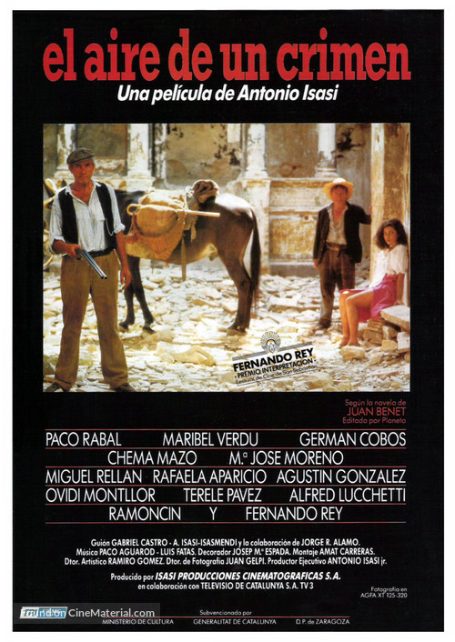 Aire de un crimen, El - Spanish Movie Poster