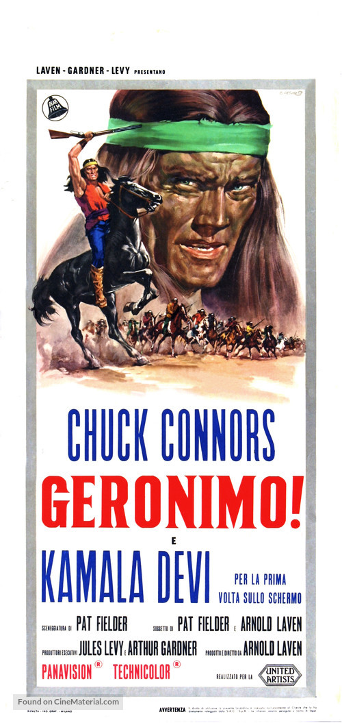 Geronimo - Italian Movie Poster