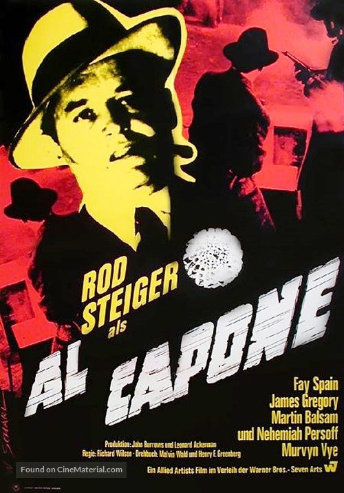 Al Capone - German Movie Poster