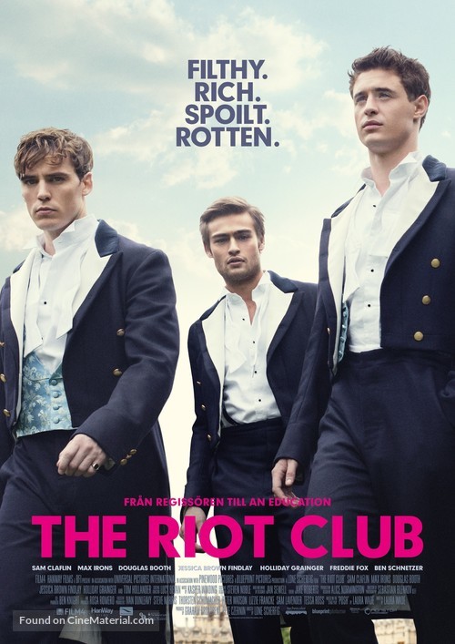 The Riot Club - Swedish Movie Poster