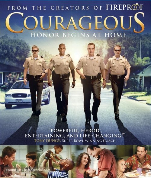 Courageous - Blu-Ray movie cover