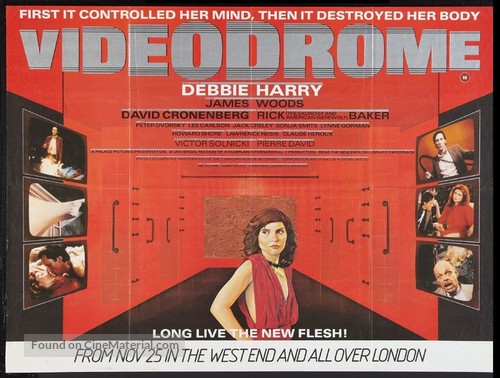 Videodrome - British Movie Poster