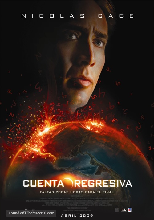 Knowing - Argentinian Movie Poster