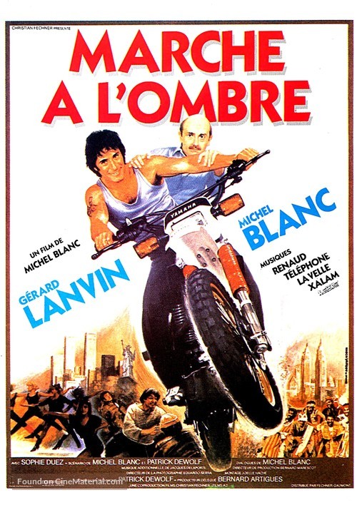 Marche &agrave; l&#039;ombre - French Movie Poster