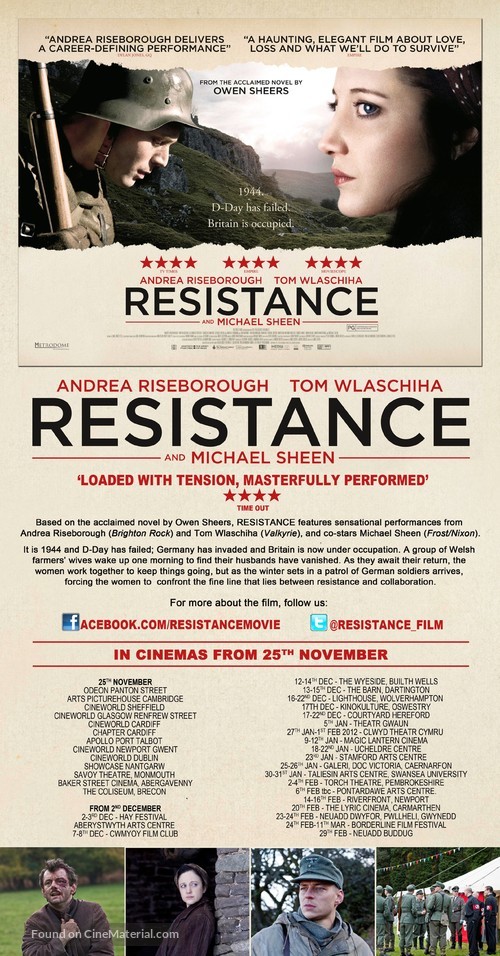 Resistance - British Movie Poster