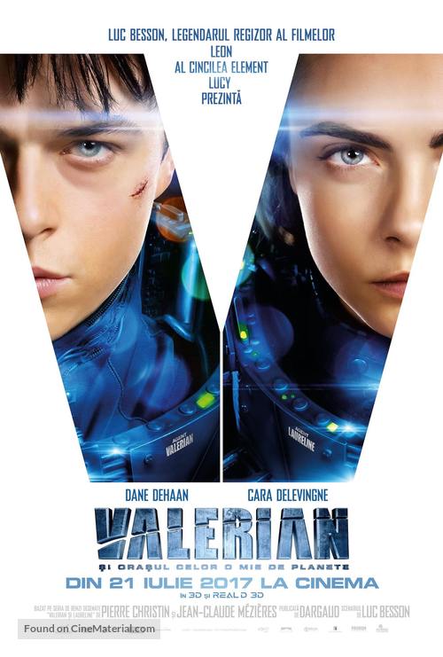 Valerian and the City of a Thousand Planets - Romanian Movie Poster