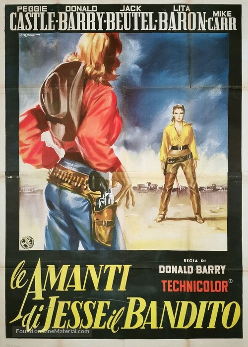 Jesse James&#039; Women - Italian Movie Poster