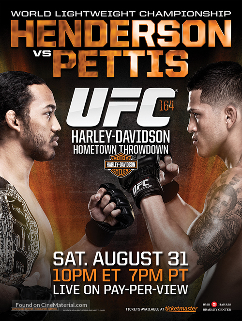 UFC 164: Henderson vs. Pettis - Movie Poster