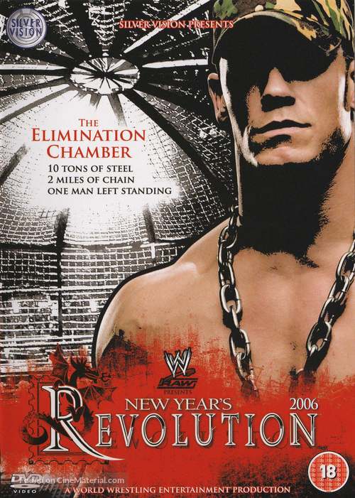 WWE New Year&#039;s Revolution - British DVD movie cover