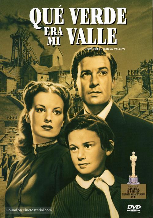 How Green Was My Valley - Spanish Movie Cover