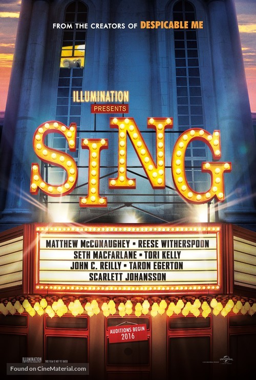 Sing - Movie Poster