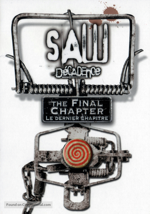 Saw 3D - Canadian DVD movie cover