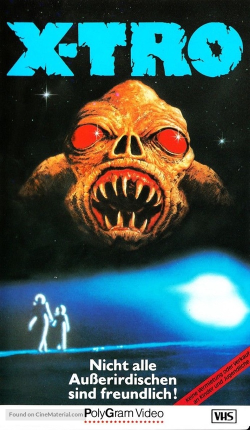 Xtro - German VHS movie cover