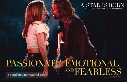 A Star Is Born - For your consideration movie poster