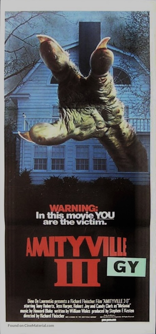 Amityville 3-D - Australian Movie Poster