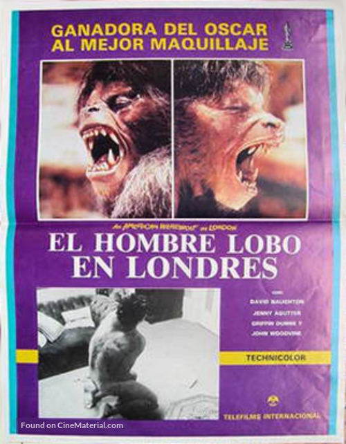 An American Werewolf in London - Mexican Movie Poster