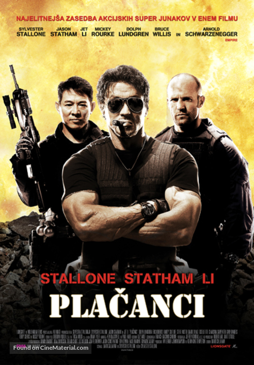 The Expendables - Slovenian Movie Poster