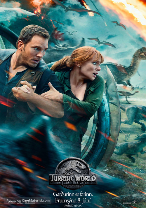 Jurassic World: Fallen Kingdom - Icelandic Movie Poster