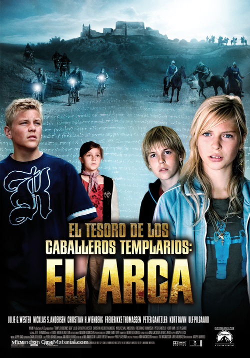 Tempelriddernes skat - Spanish Movie Cover