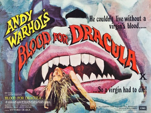 Blood for Dracula - British Movie Poster