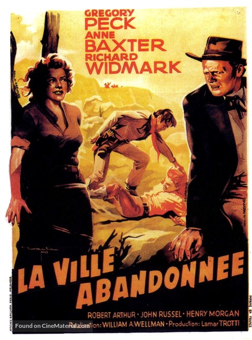 Yellow Sky - French Movie Poster