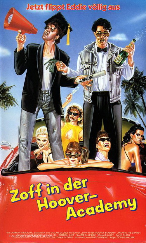 Making the Grade - German VHS movie cover