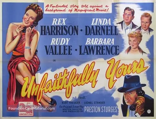 Unfaithfully Yours - Australian Movie Poster