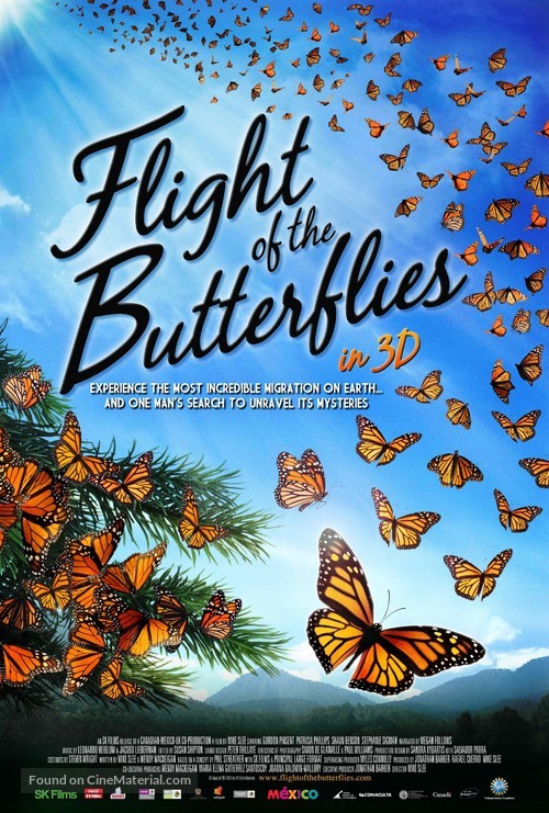 Flight of the Butterflies - Canadian Movie Poster