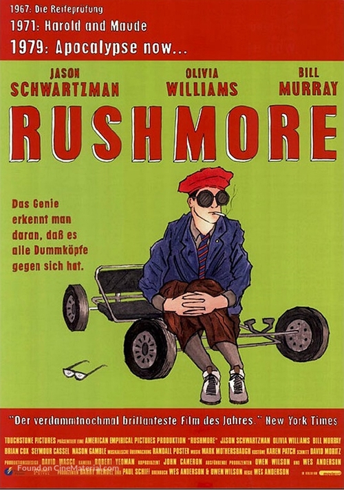 Rushmore - German Movie Poster